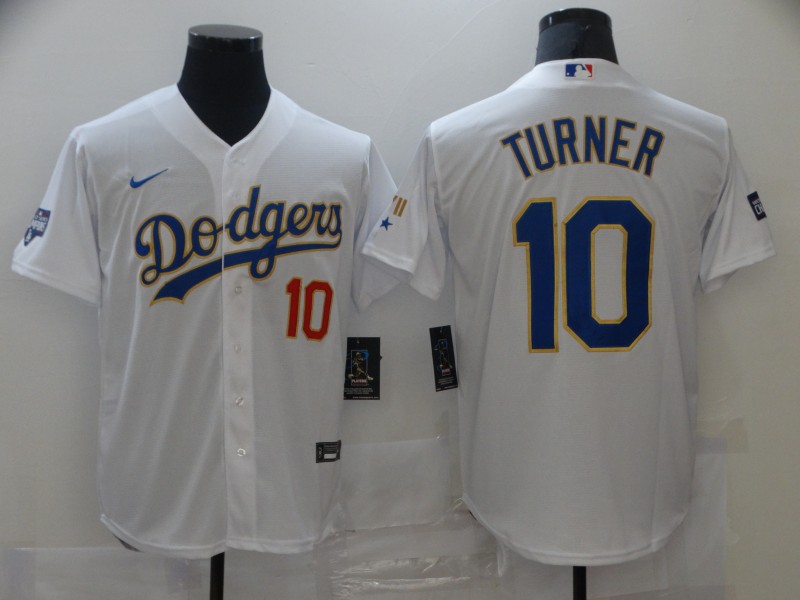 Dodgers 10 Justin Turner White Nike 2021 Gold Program Cool Base Jerseys,We sell and wholesale Dodgers 10 Justin Turner White Nike 2021 Gold Program Cool Base Jerseys on line form chian!